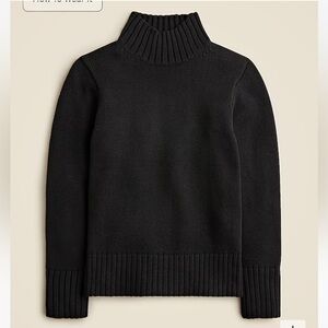 NWT J. Crew cotton turtleneck sweater
